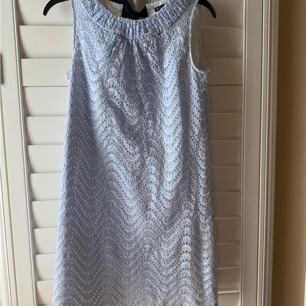 Brooks Brothers Light Blue Lace Mini Dress